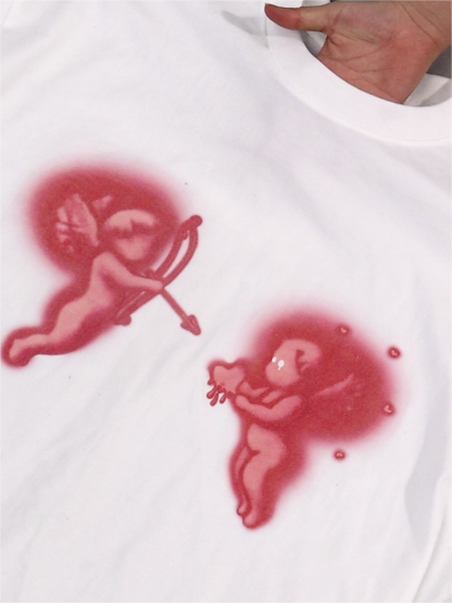 God’s Love Is Broken Printed Short-sleeved Cotton T-shirt